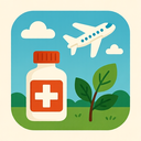 icon_medicine_airplane_organic icon preview