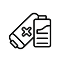 icon_medicine_battery_line_art icon preview