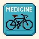 icon_medicine_bicycle_pixel_art icon preview