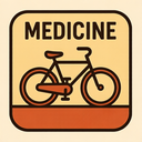 icon_medicine_bicycle_retro icon preview