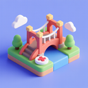 icon_medicine_bridge_3d_isometric icon preview
