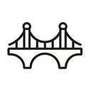 icon_medicine_bridge_minimal_outline icon preview