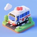 icon_medicine_bus_3d_isometric icon preview