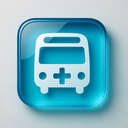 icon_medicine_bus_glassy icon preview