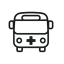 icon_medicine_bus_minimal_outline icon preview