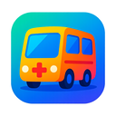 icon_medicine_bus_vibrant_colors icon preview