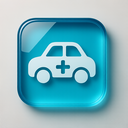icon_medicine_car_glassy icon preview