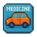 icon_medicine_car_pixel_art icon preview