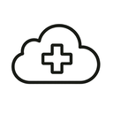 icon_medicine_cloud_minimal_outline icon preview