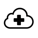 icon_medicine_cloud_monochrome icon preview