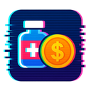 icon_medicine_coin_digital_glitch icon preview