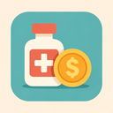 icon_medicine_coin_flat_pastel icon preview