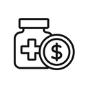 icon_medicine_coin_line_art icon preview