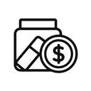 icon_medicine_coin_monochrome icon preview