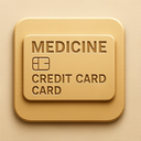 icon_medicine_credit_card_embossed icon preview