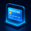 icon_medicine_credit_card_futuristic icon preview