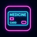 icon_medicine_credit_card_neon icon preview