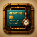 icon_medicine_credit_card_steampunk icon preview