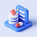 icon_medicine_database_3d_isometric icon preview
