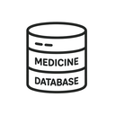 icon_medicine_database_line_art icon preview
