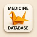 icon_medicine_database_origami icon preview