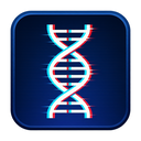 icon_medicine_dna_strand_digital_glitch icon preview