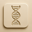 icon_medicine_dna_strand_embossed icon preview
