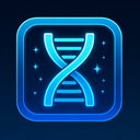 icon_medicine_dna_strand_futuristic icon preview