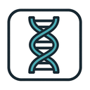 icon_medicine_dna_strand_geometric icon preview