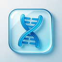 icon_medicine_dna_strand_glassy icon preview