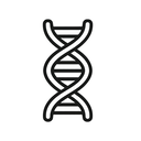 icon_medicine_dna_strand_minimal_outline icon preview