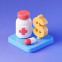 icon_medicine_dollar_sign_3d_isometric icon preview