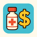 icon_medicine_dollar_sign_playful icon preview