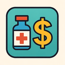 icon_medicine_dollar_sign_vector icon preview