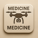 icon_medicine_drone_embossed icon preview