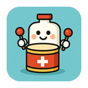 icon_medicine_drum_cartoon icon preview