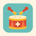 icon_medicine_drum_flat_pastel icon preview