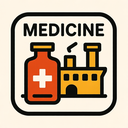 icon_medicine_factory_bold icon preview