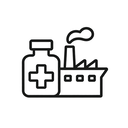 icon_medicine_factory_minimal_outline icon preview