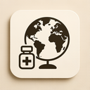 icon_medicine_globe_elegant icon preview