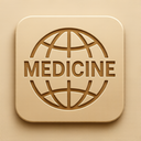 icon_medicine_globe_embossed icon preview