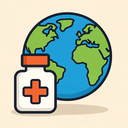 icon_medicine_globe_iconic icon preview
