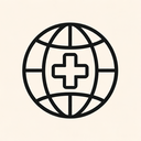 icon_medicine_globe_line_art icon preview