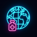 icon_medicine_globe_neon icon preview