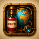 icon_medicine_globe_steampunk icon preview