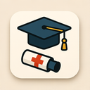icon_medicine_graduation_cap_classic icon preview