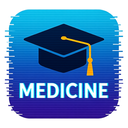 icon_medicine_graduation_cap_digital_glitch icon preview