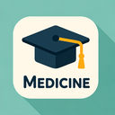 icon_medicine_graduation_cap_flat_design icon preview