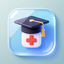icon_medicine_graduation_cap_glassy icon preview