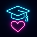 icon_medicine_graduation_cap_neon icon preview